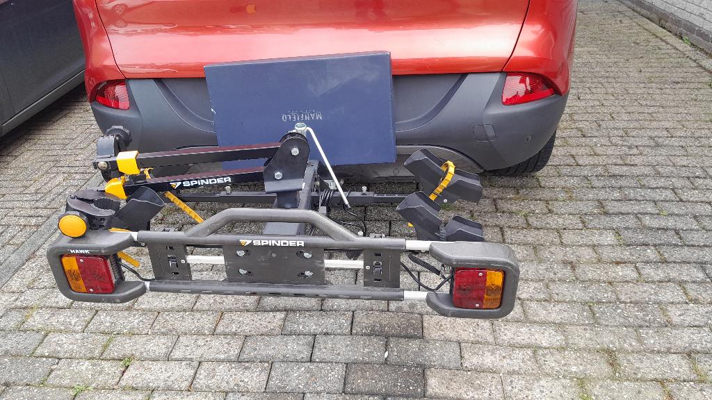 Fietsendrager, Auto diversen, Fietsendragers, Ophalen, 2 fietsen, Gebruikt, Trekhaakdrager