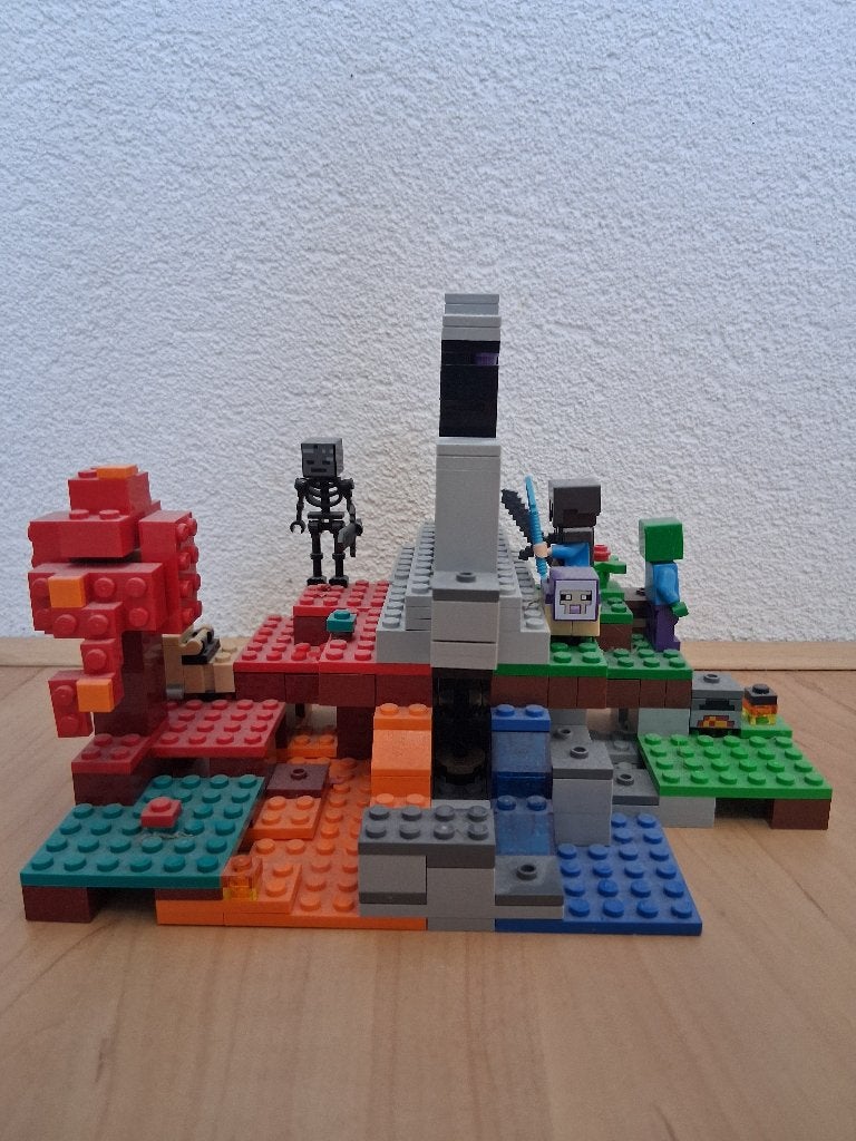 Lego minecraft het verwoeste portaal, Ophalen, Compleet, Minecraft, Lego