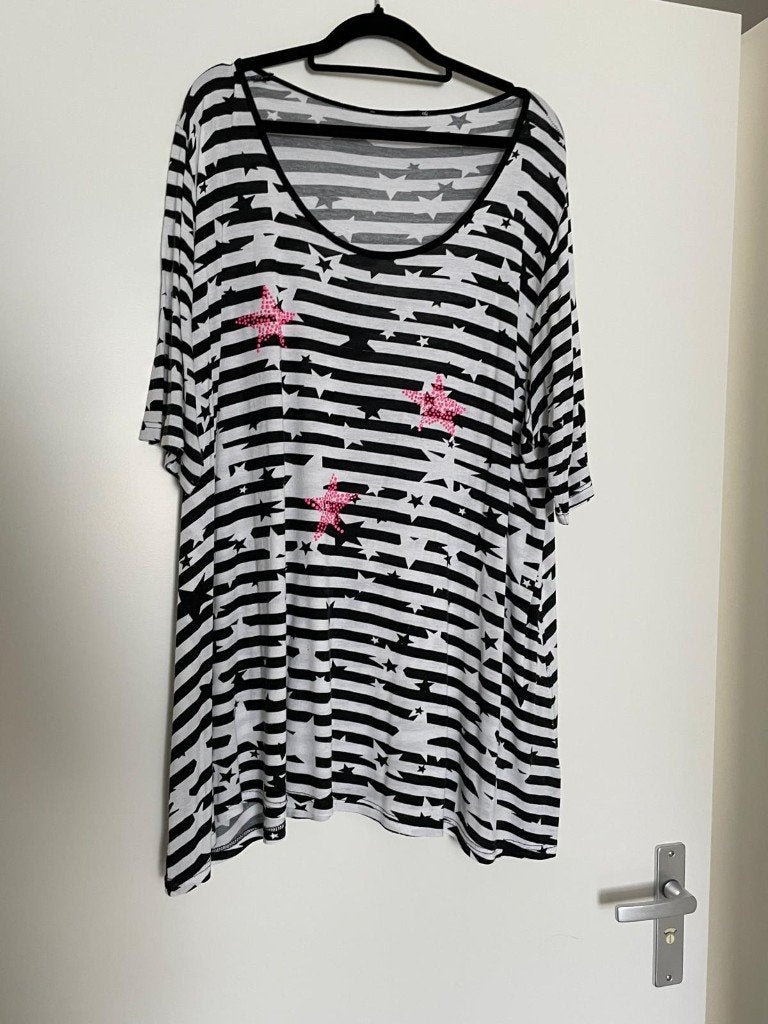 dames grote maten shirt 100% viscose Yoek, Yoek, Overige kleuren, Gedragen, Shirt of Top
