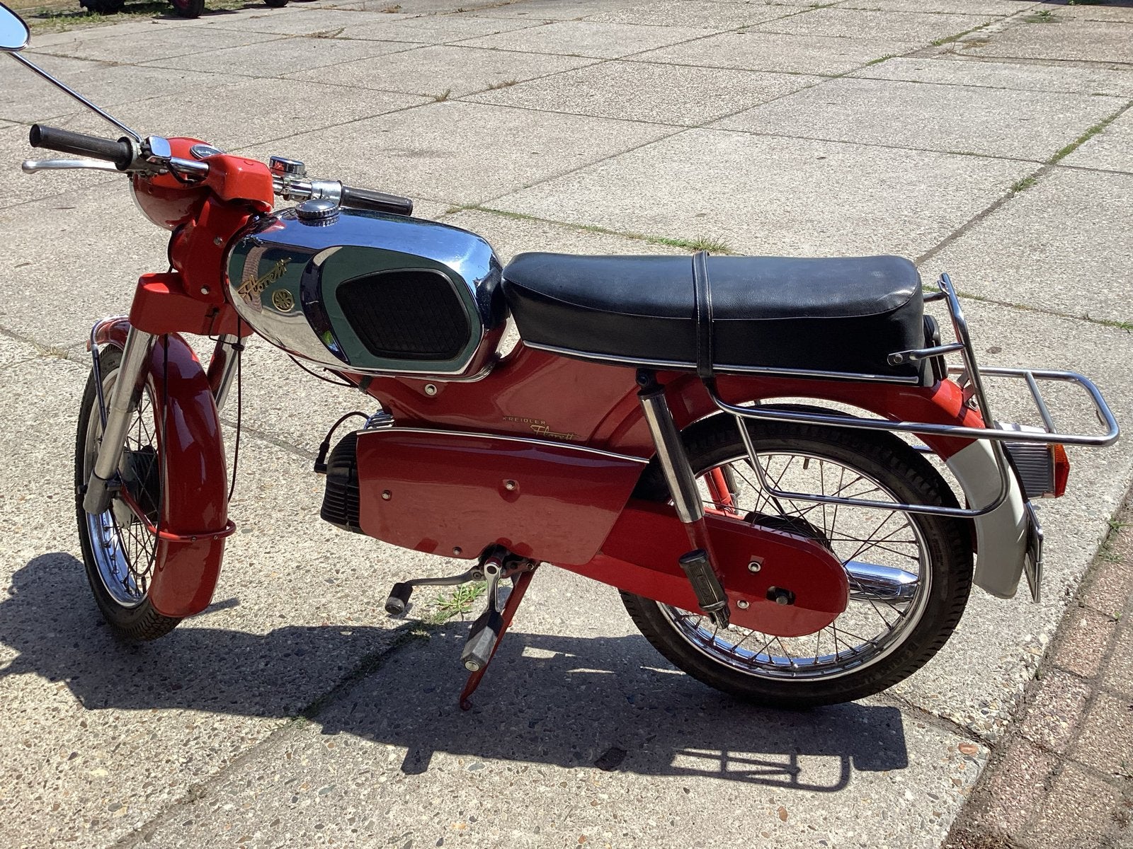 Kreidler Buffeltank 3 voet met kenteken BJ 1972, Fietsen en Brommers, Brommers | Kreidler, Ophalen, Gebruikt, Overige modellen
