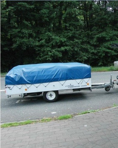 aanhangwagen bagagewagen te koop en te huur, Ophalen, Gebruikt