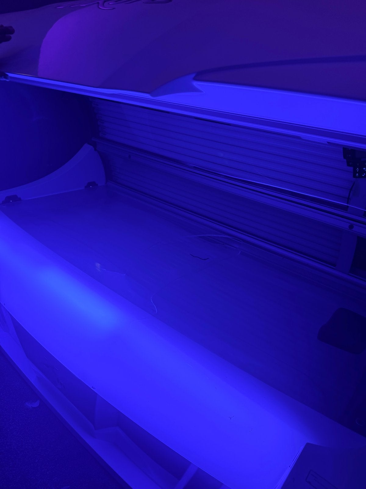 Luxura X10 Zonnebank - Professionele Bruining, Ophalen of Verzenden, Gebruikt, Zonnebank dubbelzijdig, 15 lampen of meer