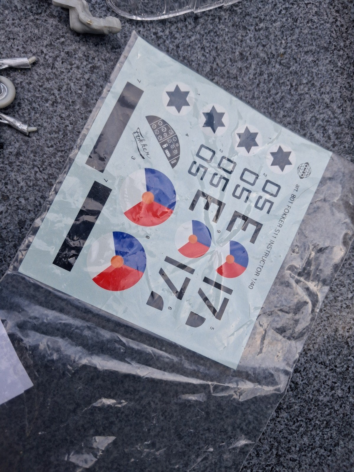 Fokker S 11 decals voor (Smer 1:40), Ophalen of Verzenden, Nieuw, Overige merken