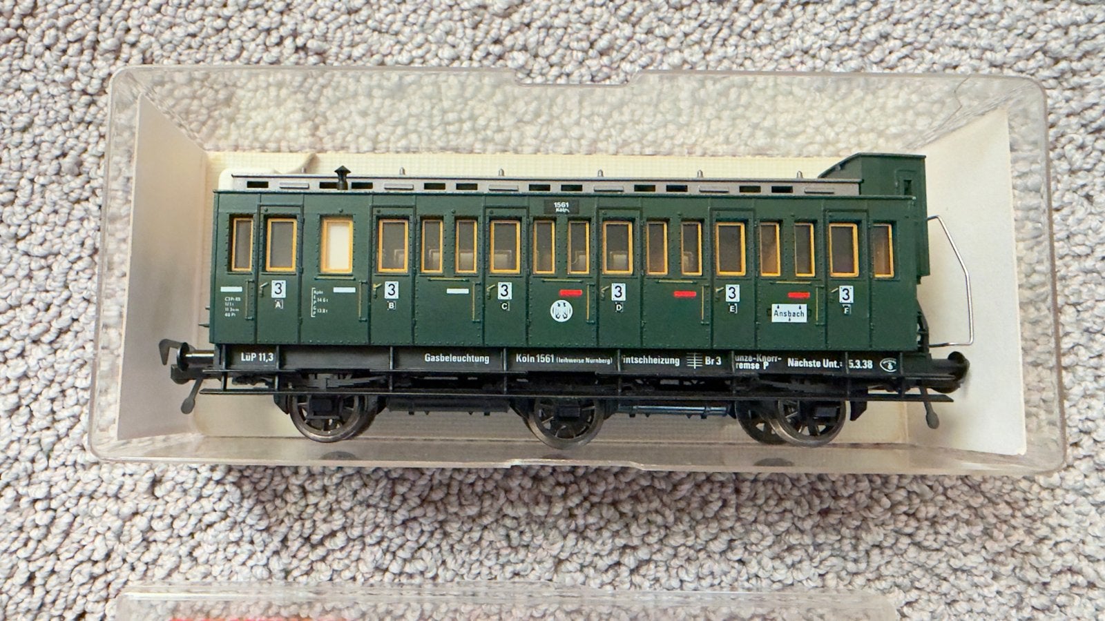 Fleischmann Wagon Groen - Zo goed als nieuw, Wagon, Ophalen of Verzenden, Zo goed als nieuw, Fleischmann