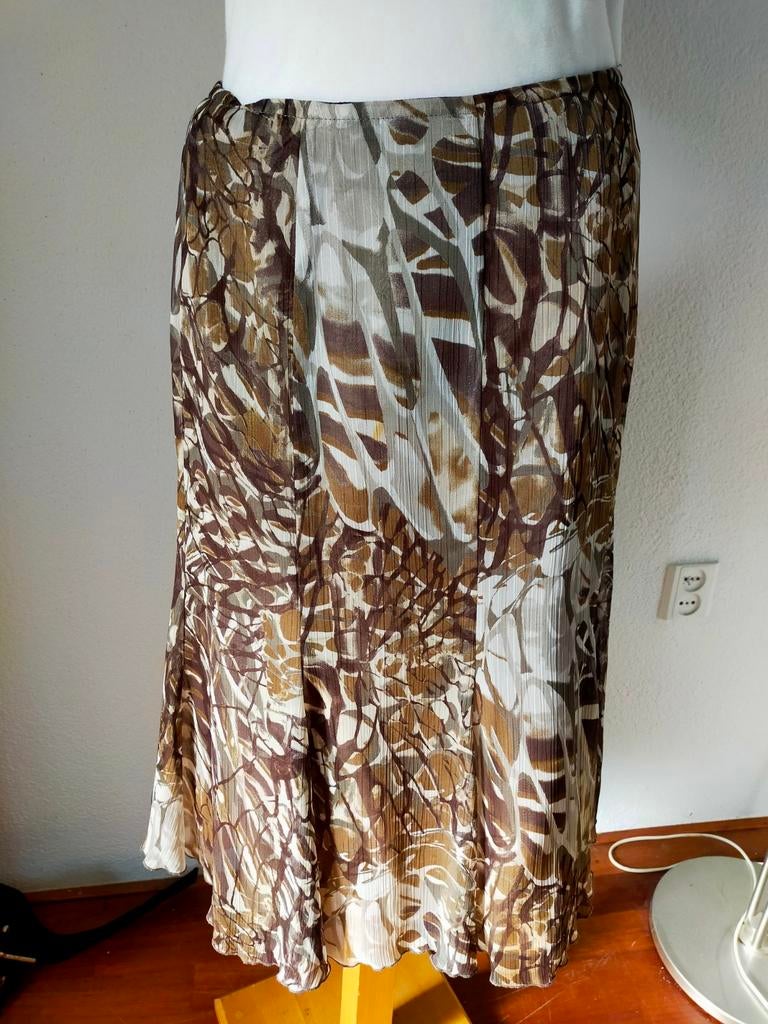 Rok met sjaal maat 40 merk Mayerline, Kleding | Dames, Rokken, Maat 38/40 (M), Mayerline, Bruin, Ophalen of Verzenden