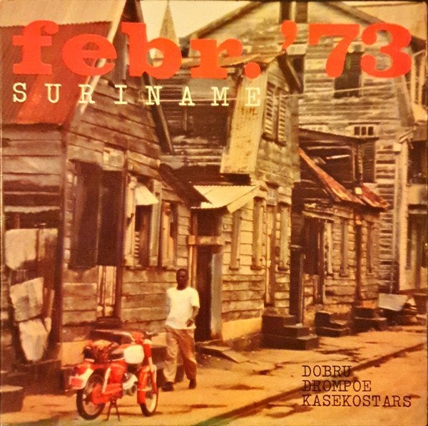 LP Febr. 73 Suriname Kaseko Stars Kawina Band Drompoe Dobru, LP, Verzenden, Traditioneel en Volksmuziek, Zo goed als nieuw