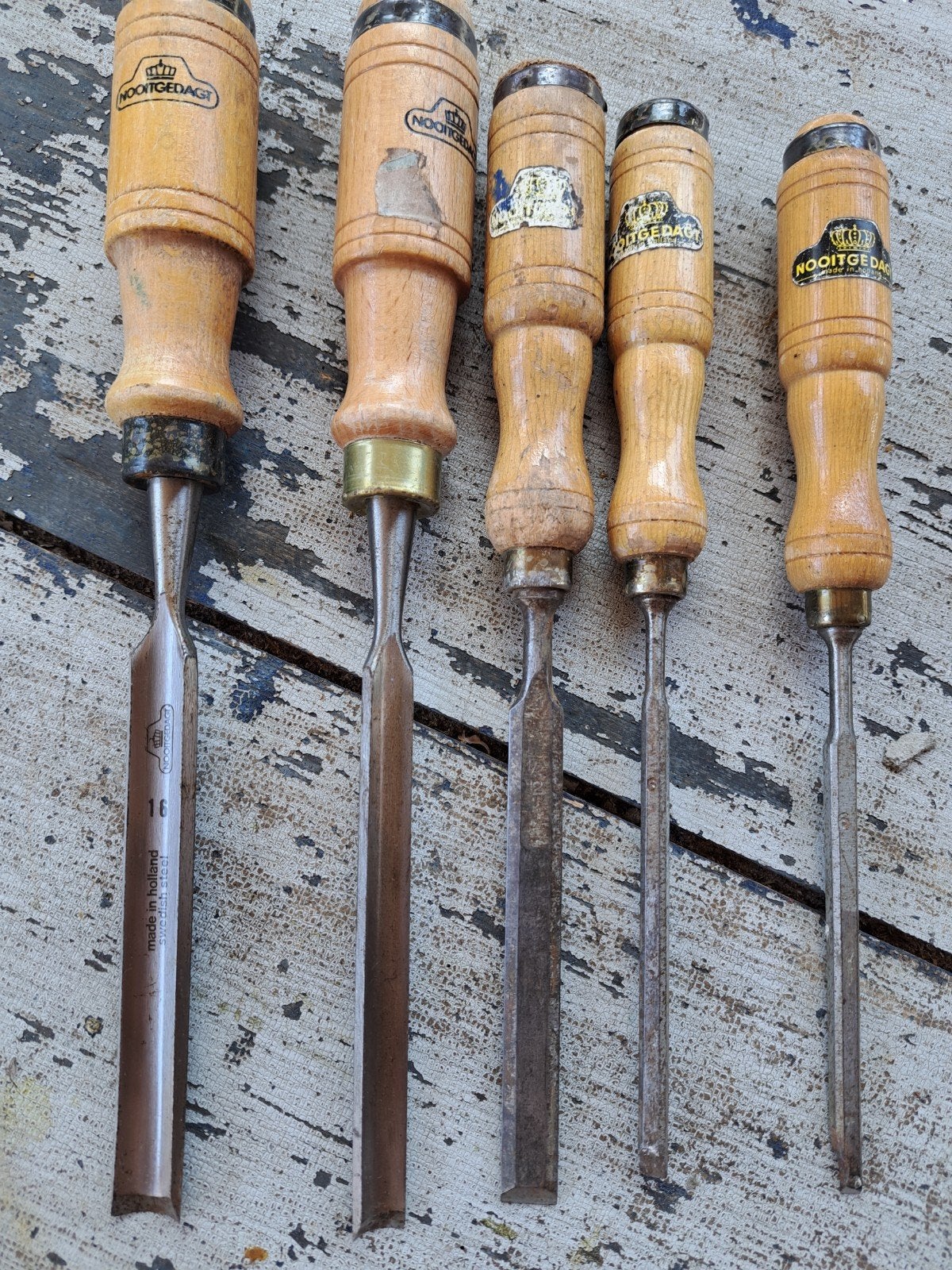nooitgedacht set houtbeitels., Ophalen of Verzenden
