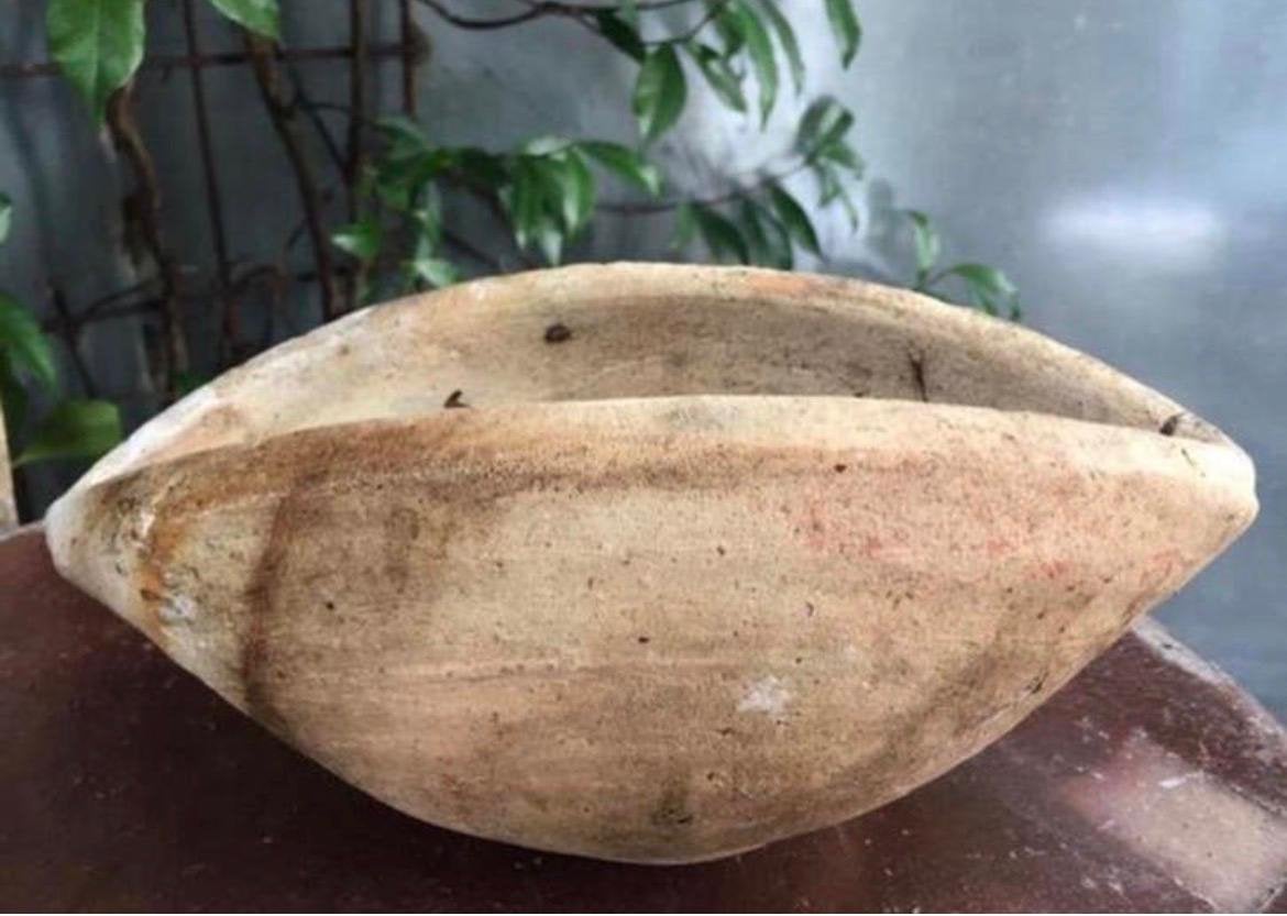 Prachtige Antieke Terracotta Schaal Vaas Rustieke Decoratie, Ophalen