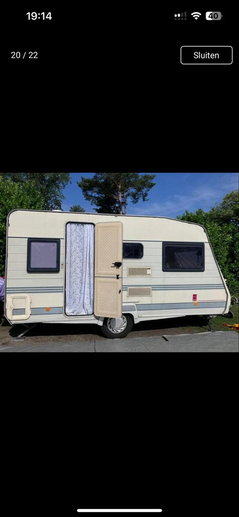 Gruau Caravan: gekeurd onderstel juli 25, Overige merken, Disselslot, Treinzit, Particulier
