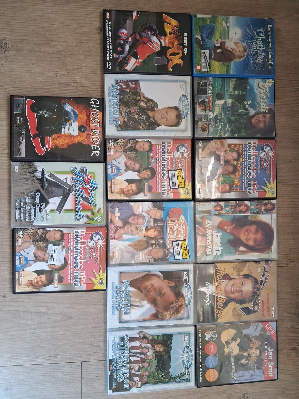 nederlandstalige muziek dvd's + een paar andere, Ophalen, Gebruikt, Alle leeftijden, Nederlands