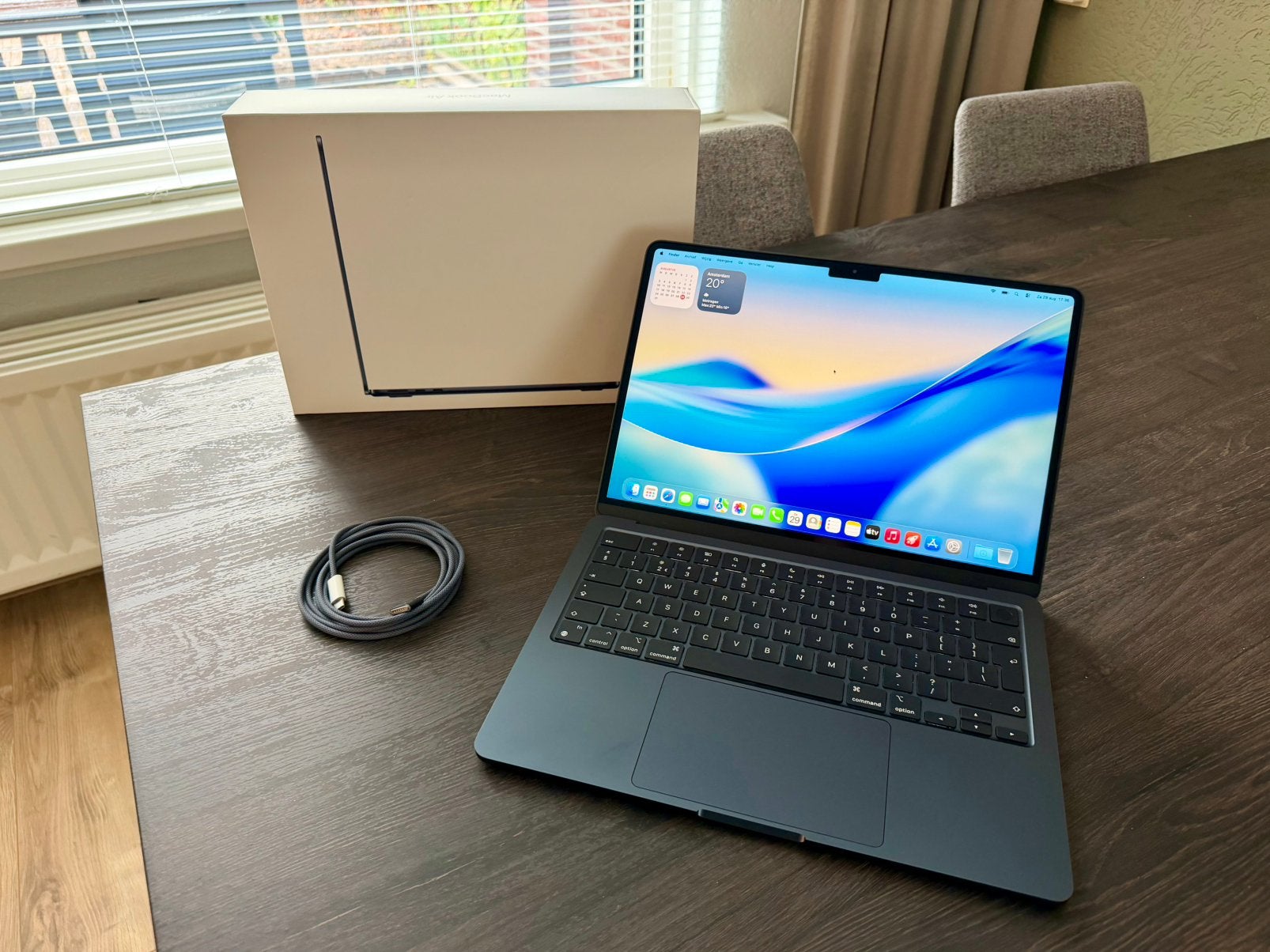 MacBook Air M2 2022 | 8GB | 256GB | Midnight | 99% accu, Computers en Software, Apple Macbooks, Ophalen of Verzenden, Zo goed als nieuw