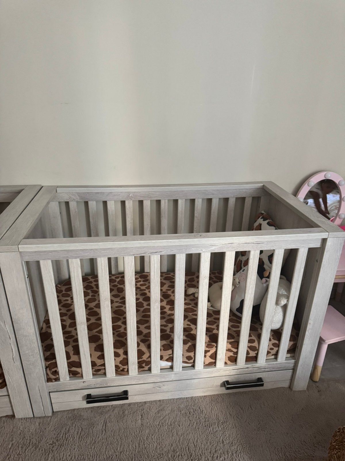 Ledikant/ledikantje/babybed Kidsmill Sem Nautic 60x120, Ophalen, Zo goed als nieuw, Jongetje of Meisje