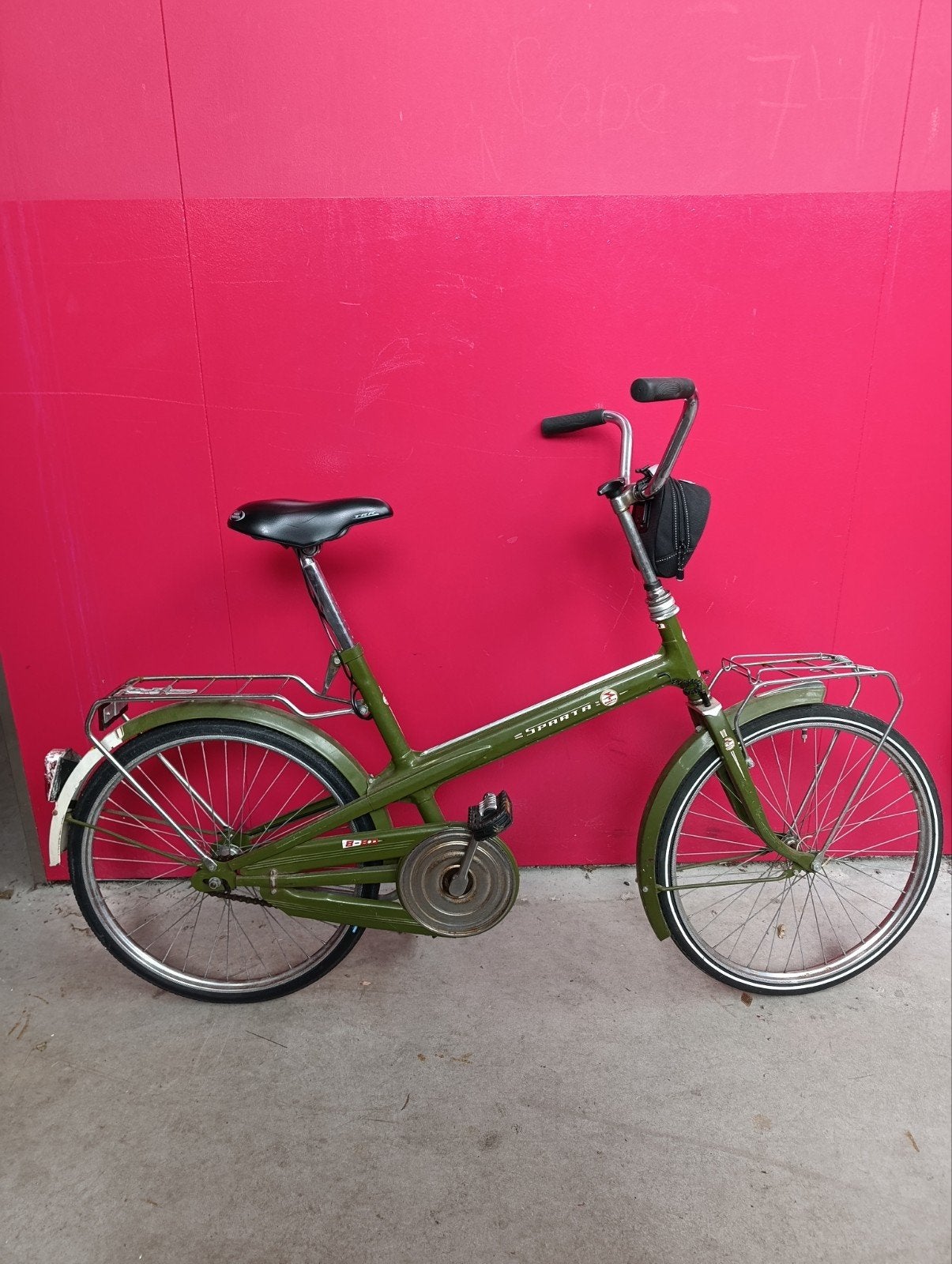 Sparta B-30 fiets - Groen, Gebruikt, Ophalen, Terugtraprem, Sparta, Gebruikt