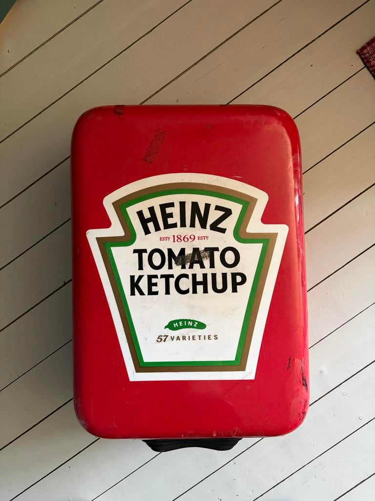SuitSuit Heinz Ketchup Koffer - Zo goed als nieuw, Ophalen, 50 tot 60 cm, Hard kunststof, Zo goed als nieuw