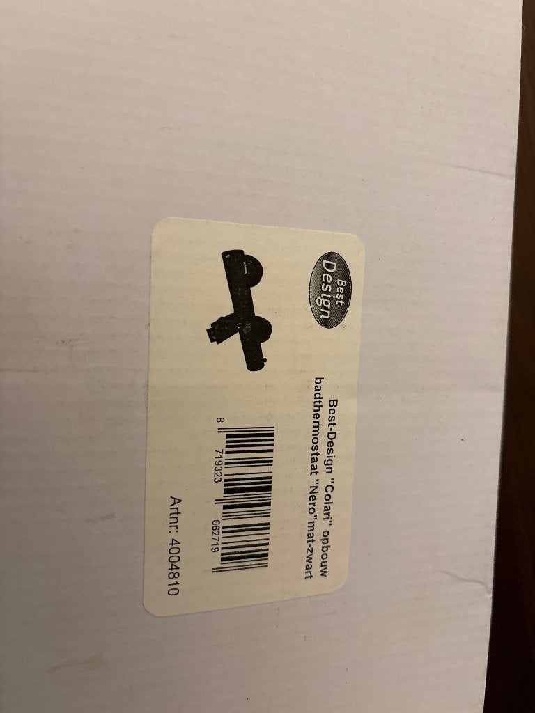 Opbouw badthermostaat Nero Colori mat-zwart  inieuw, Doe-het-zelf en Verbouw, Sanitair, Ophalen, Nieuw, Kraan