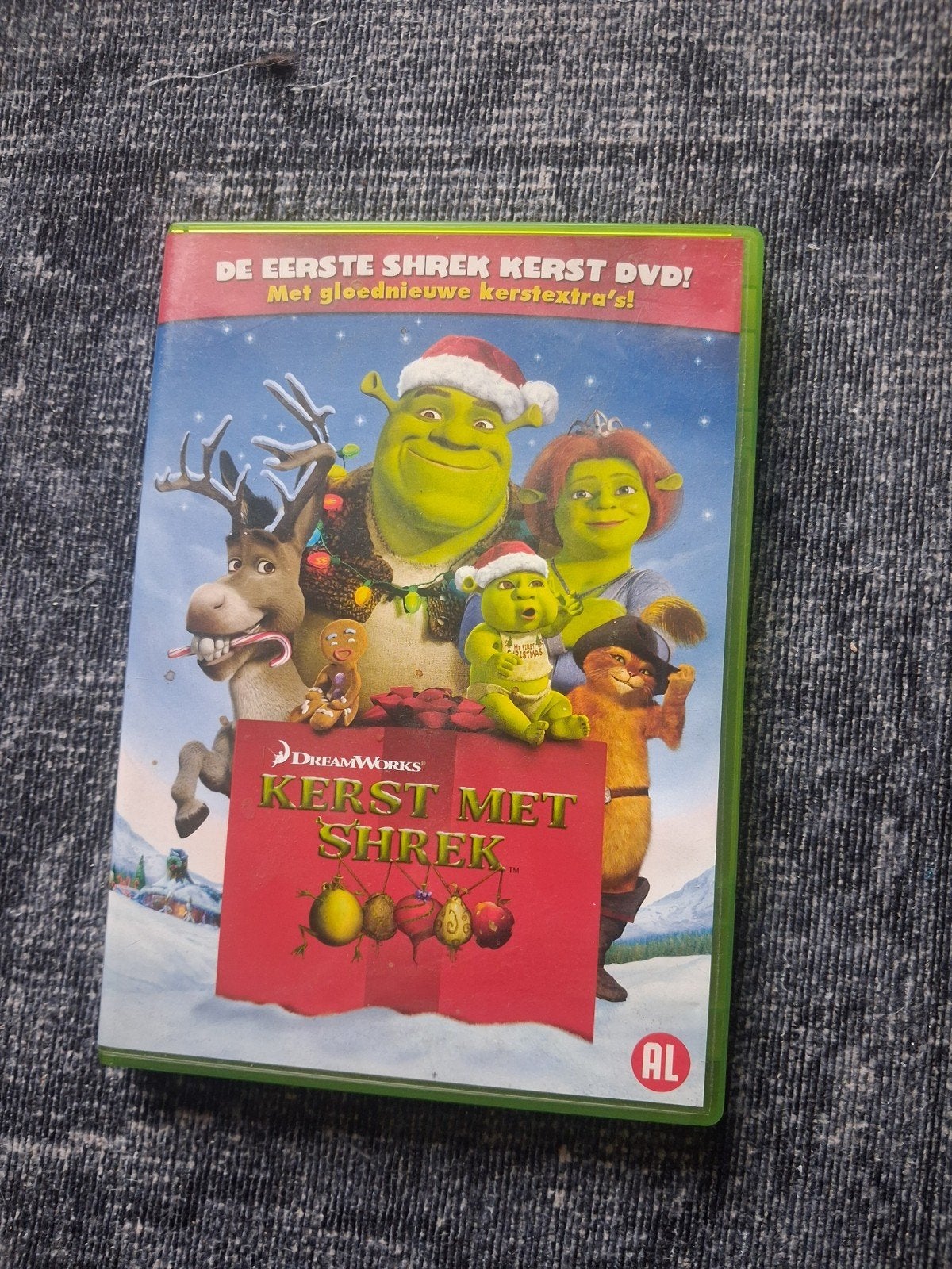 Shrek Kerst met Shrek DVD - De Eerste Shrek Kerst DVD!, Gebruikt, Alle leeftijden, Extra's, Ophalen of Verzenden