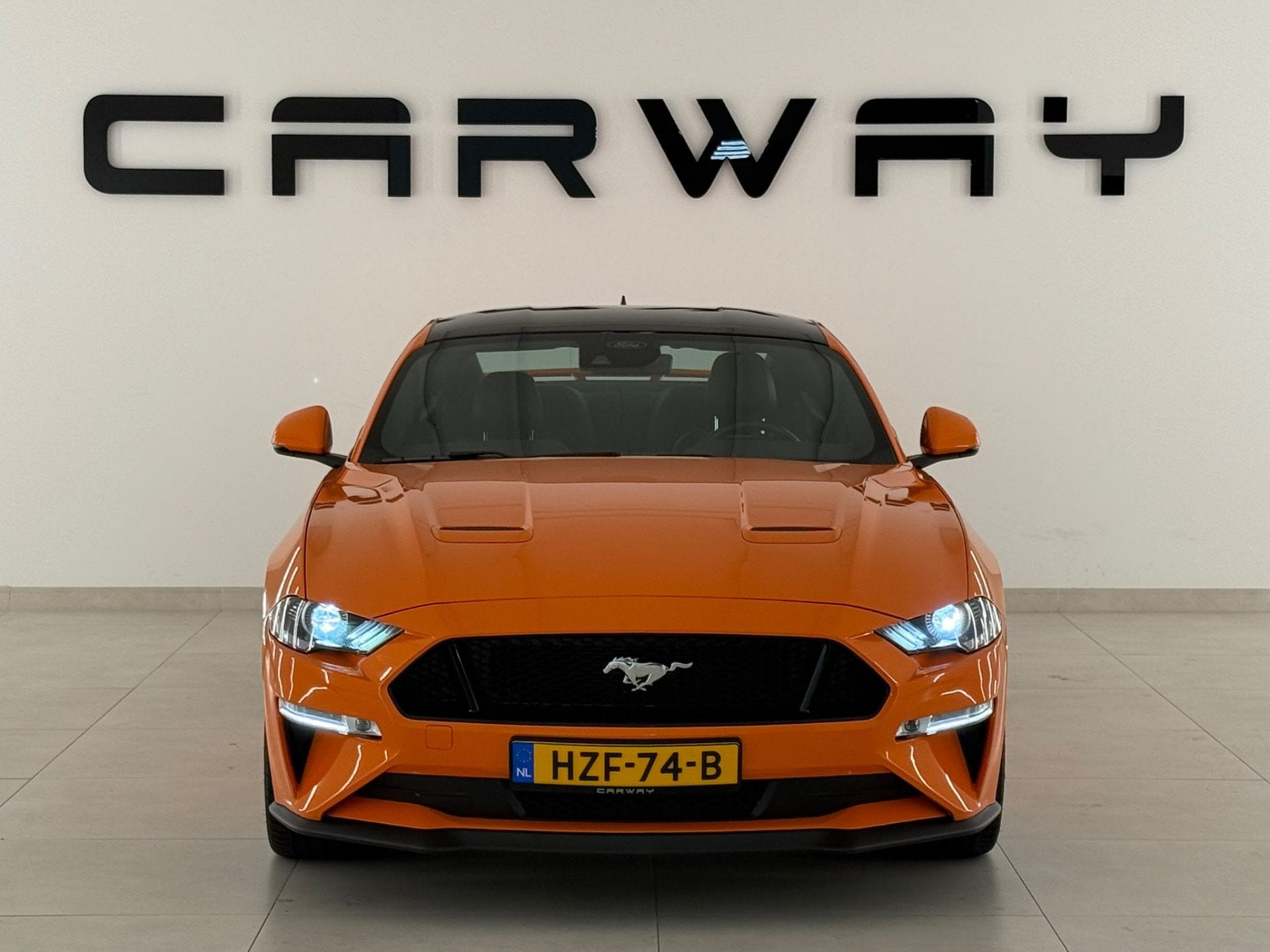 Ford Mustang 5.0 V8 GT Performance Carbon Pack (bj 2021), Auto's, Ford, Achterwielaandrijving, Gebruikt, Overige kleuren, Bedrijf