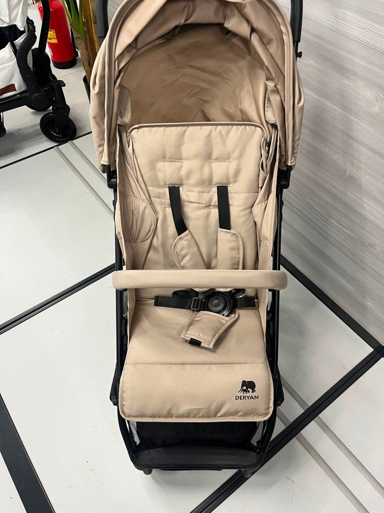 Luxe Easy Lichtgewicht Buggy - Taupe, Ophalen of Verzenden, Zo goed als nieuw, Verstelbare rugleuning