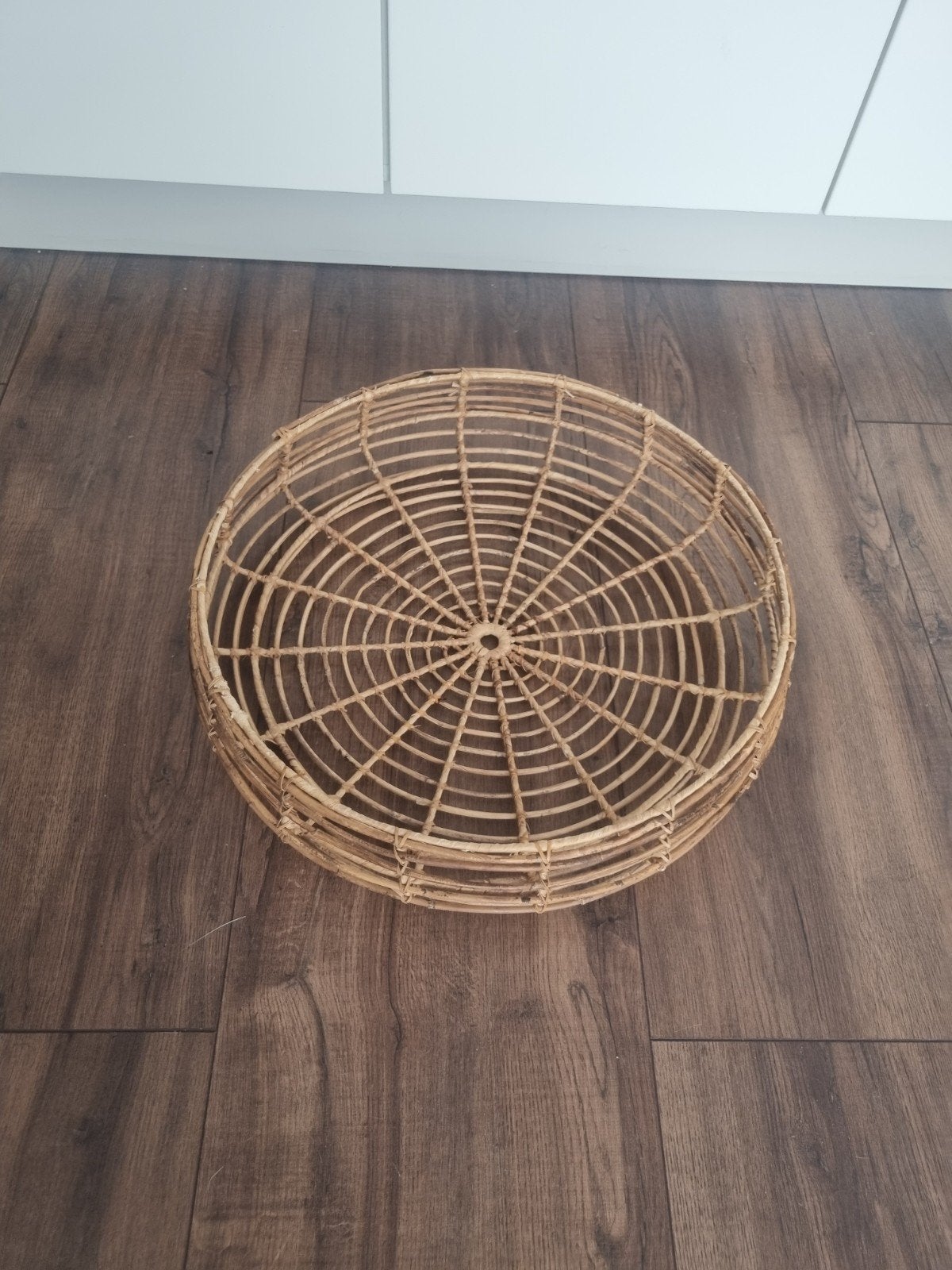 Rotan mand, Gevlochten, Schaal, Rond, Ophalen of Verzenden