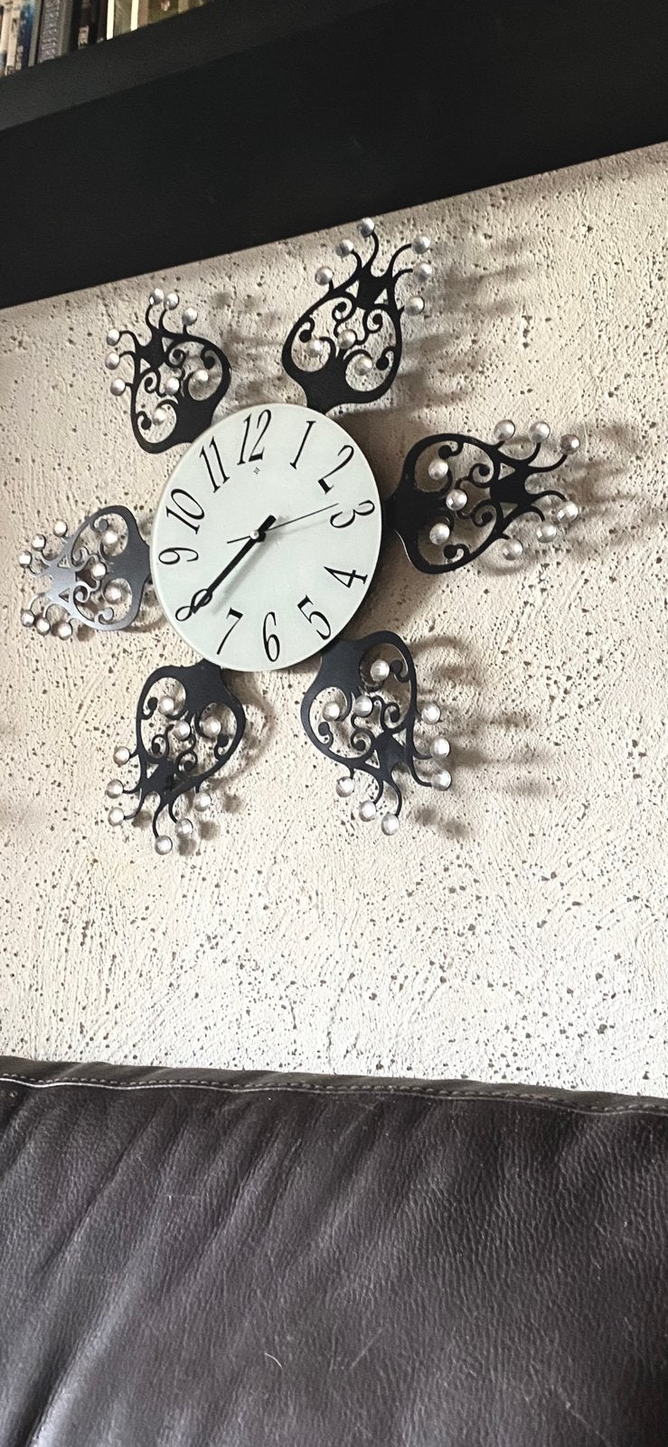 moderne SIERLIJKE  QUARTZ WANDKLOK, Ophalen, Zo goed als nieuw, Wandklok