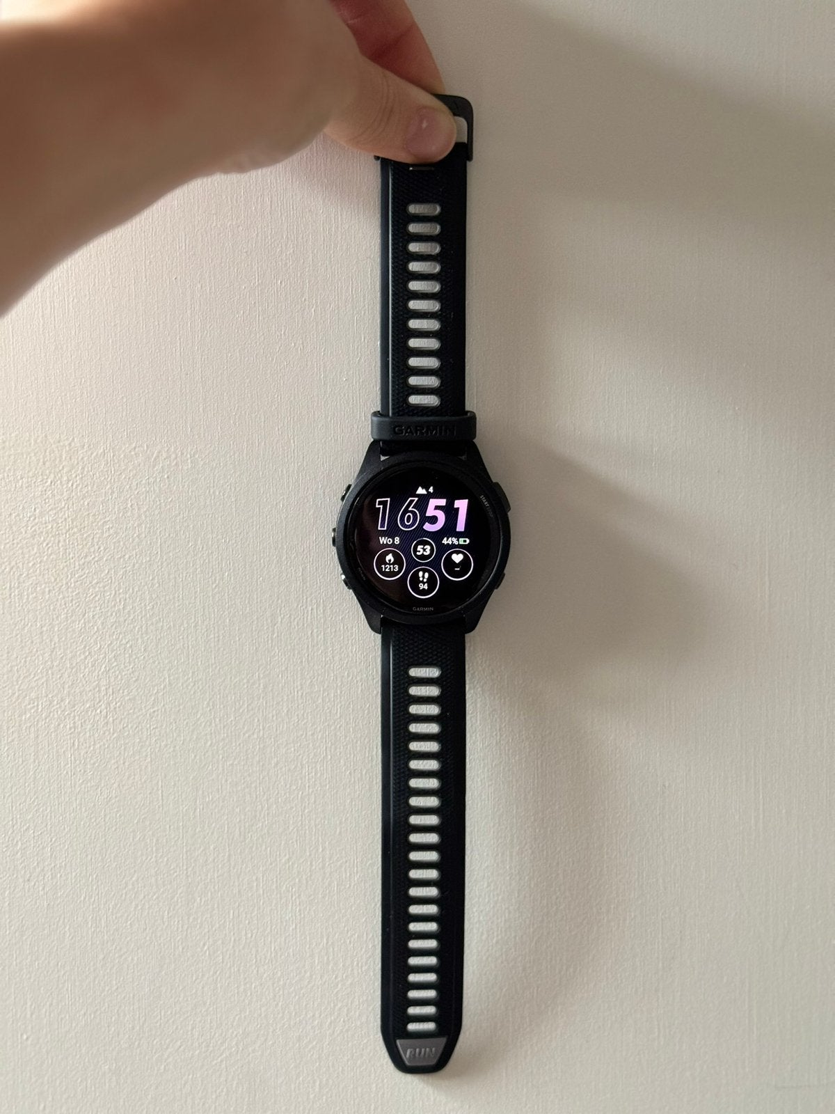 Garmin Forerunner 265 Zwart Sporthorloge, Zwart, IOS, Ophalen of Verzenden, Zo goed als nieuw