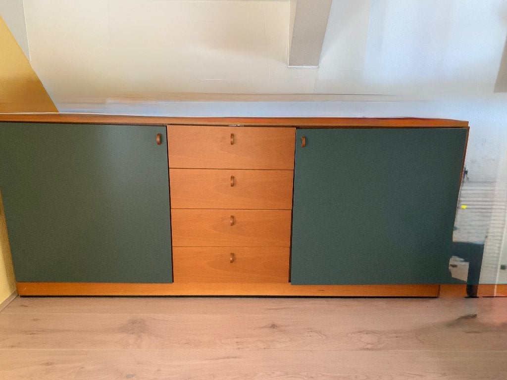 Dressoir, Molteni 505, Huis en Inrichting, Ophalen, Gebruikt, 125 cm of meer, Hout