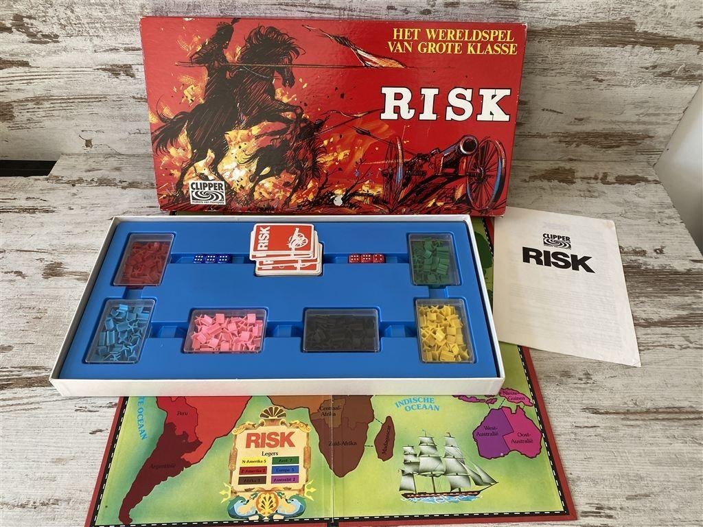 Risk rode doos Clipper [s511], Verzenden, Zo goed als nieuw