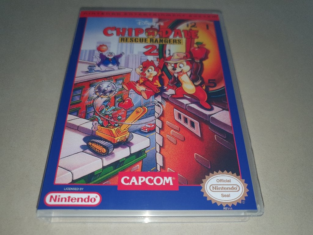 Chip 'N Dale Rescue Rangers 2 NES Game Case, Spelcomputers en Games, Games | Nintendo NES, Avontuur en Actie, Verzenden, 1 speler