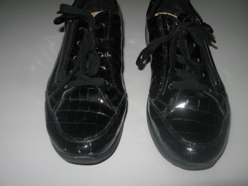 Damess schoenen, Zwart, Ophalen of Verzenden, Gedragen, Sneakers of Gympen