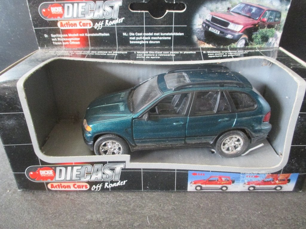 1:36 BMW X5 - Dickie groenmetallic, Ophalen of Verzenden, Nieuw, Auto, Overige merken