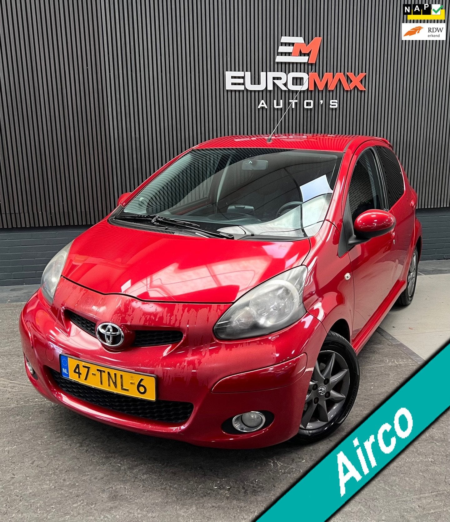 Toyota Aygo 1.0-12V Dynamic Navigator - 1e Eigenaar - NAP -, Auto's, Toyota, Bedrijf, Te koop, Aygo, ABS, Airbags, Airconditioning