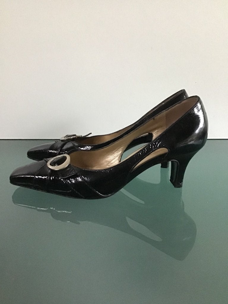 Peter Kaiser vintage zwarte hakken 36½ | Gratis verzenden, Peter Kaiser, Pumps, Verzenden, Zwart