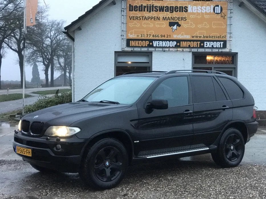 BMW X5 3.0 D Grijskenteken VAN (bj 2004, automaat), Auto's, Automaat, 2993 cc, Zwart, Bedrijf