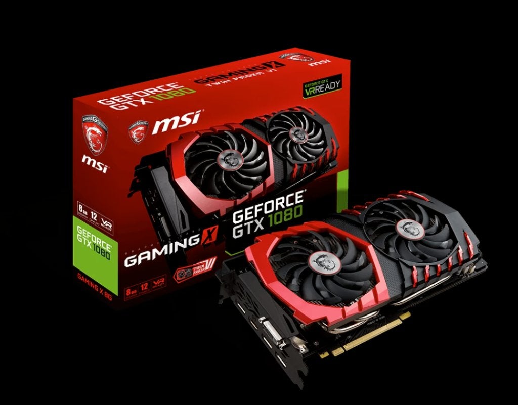MSI GeForce GTX 1080 GAMING X 8G, Computers en Software, Videokaarten, PCI-Express 3, Ophalen of Verzenden, HDMI, Nvidia