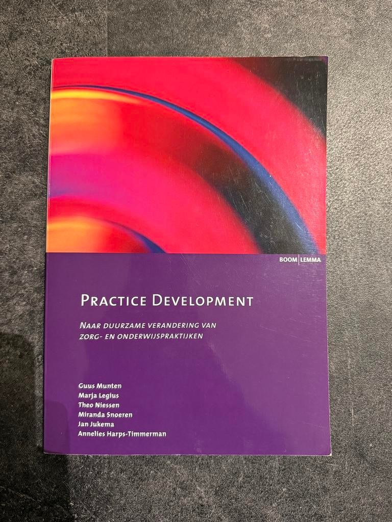 Practice development 9789059319011, Ophalen of Verzenden, Alpha, Zo goed als nieuw, HBO