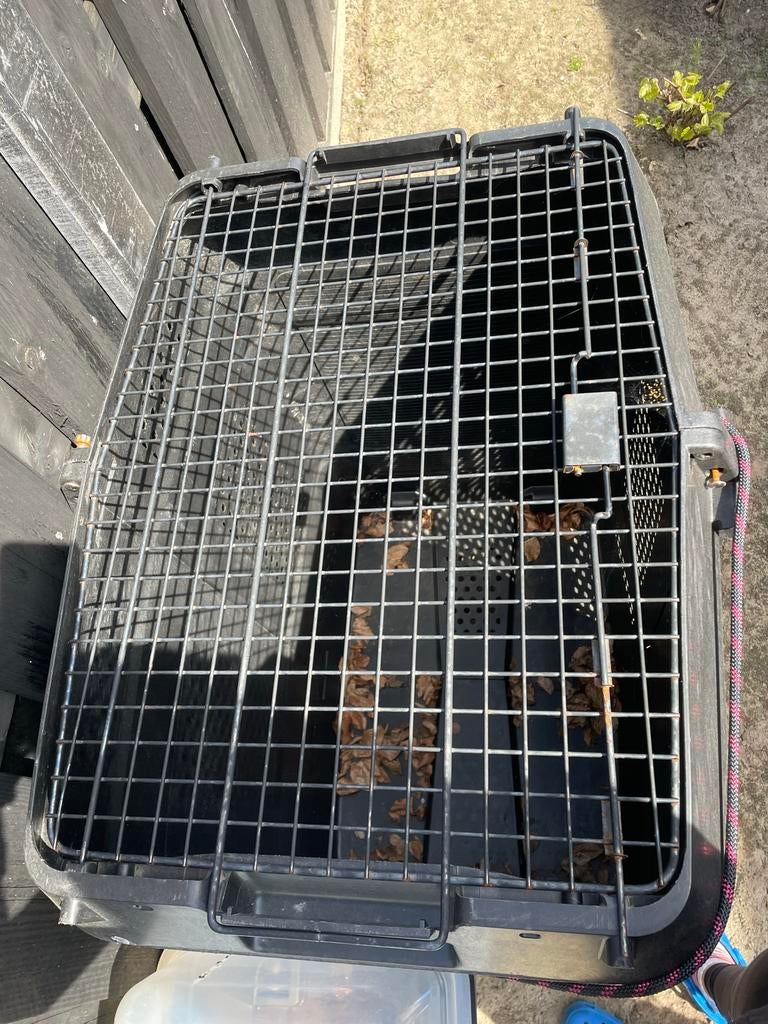 Grote transportbench zwart voor grote hond, Ophalen of Verzenden, Gebruikt