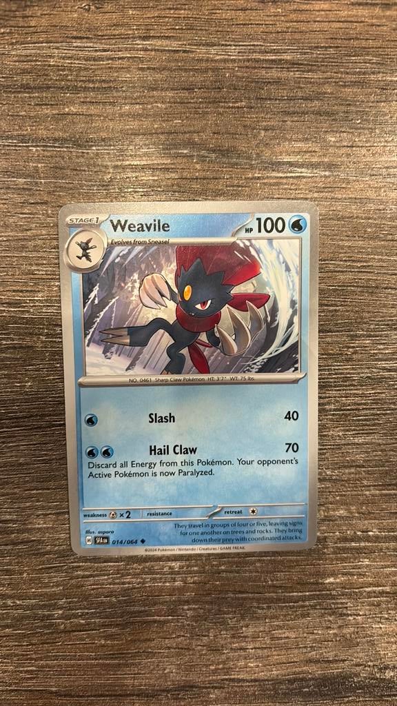 SFA Weavile 014/064, Ophalen of Verzenden, Zo goed als nieuw