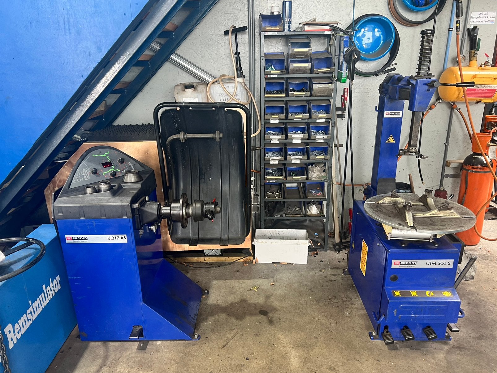 Banden machine en balanceer machine, Ophalen, Gebruikt