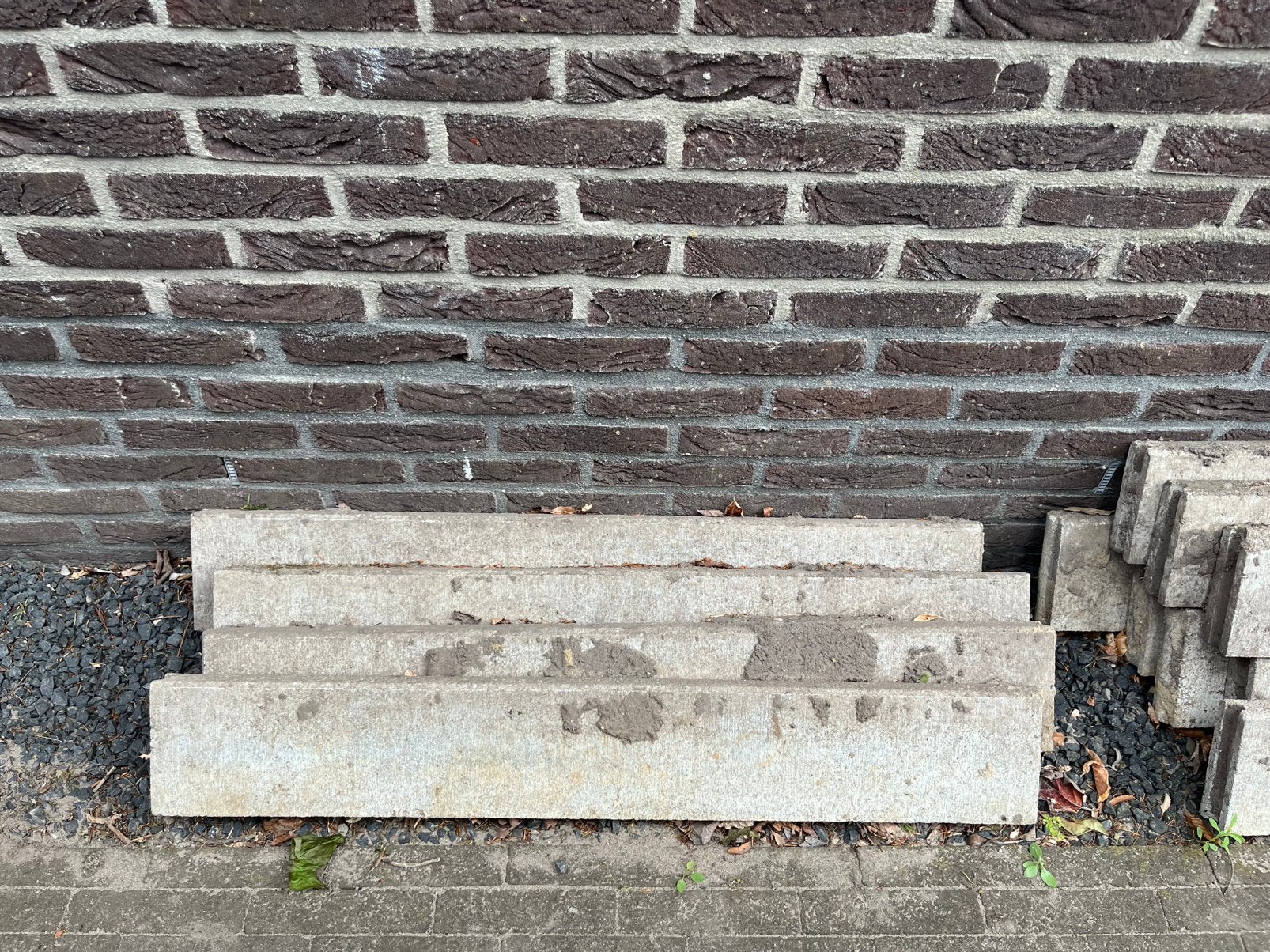 Opsluitband stoepband betonband 12 stuks, Tuin en Terras, Tegels en Klinkers, Ophalen, Gebruikt, Overige typen, Minder dan 5 m²