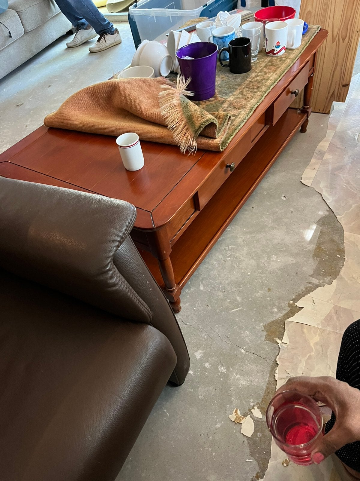Salon tafel, 100 tot 150 cm, Zo goed als nieuw, Rechthoekig, 50 tot 100 cm