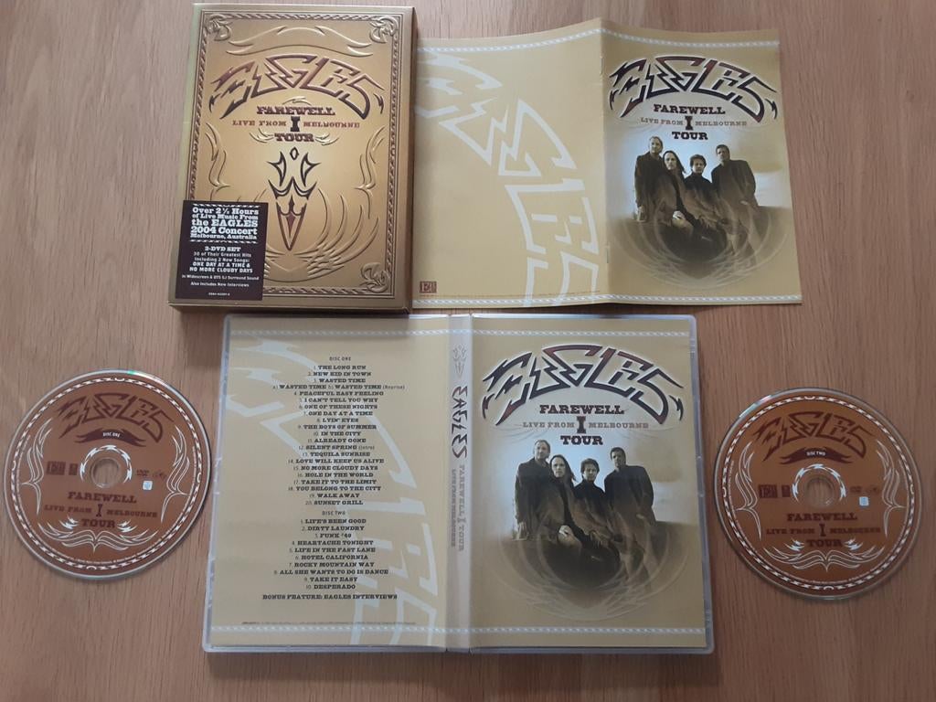 The Eagles - Farewell I Tour Live from Melbourne 2 DVD, Gebruikt, Alle leeftijden, Boxset, Muziek en Concerten