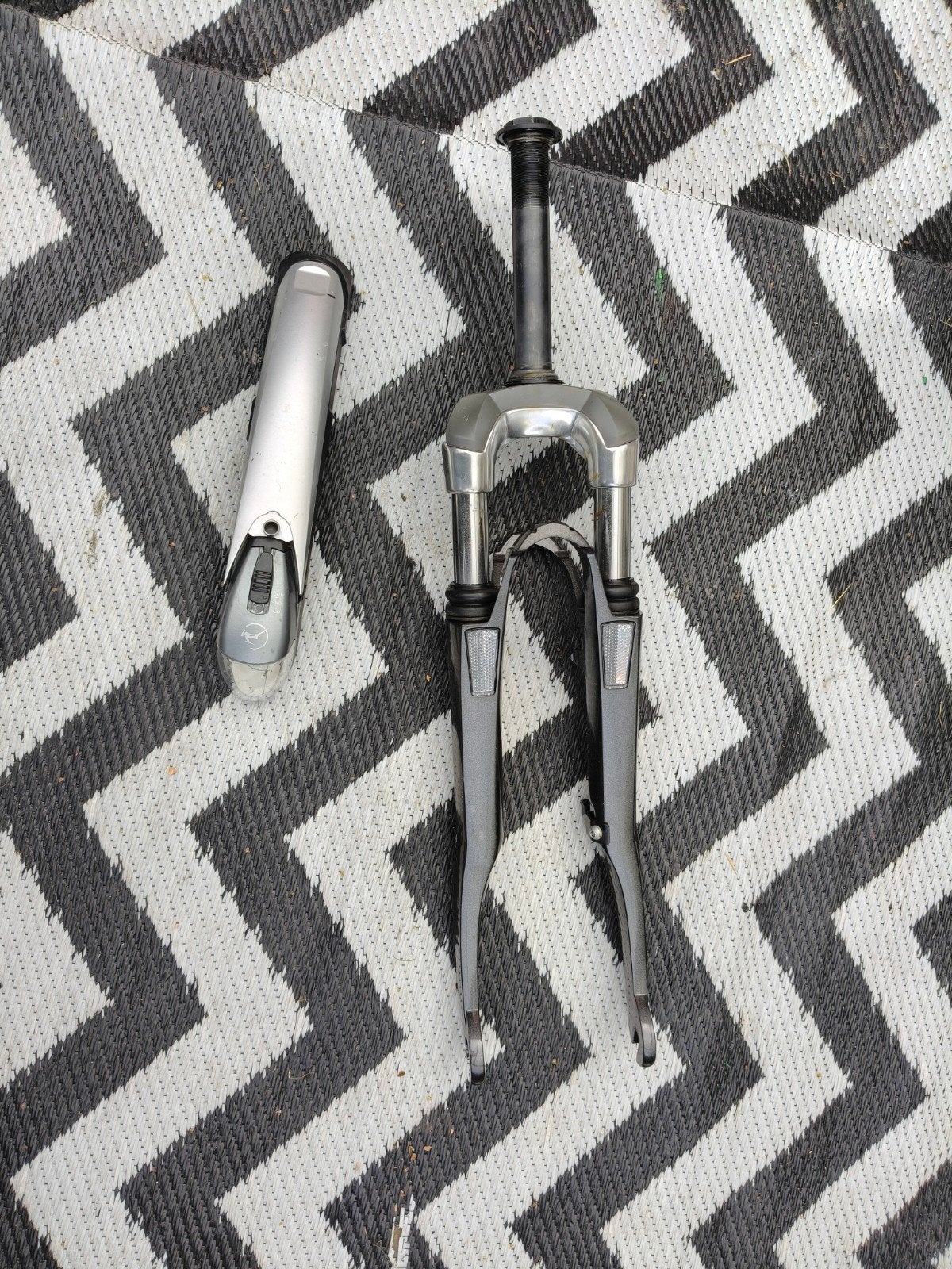 Gazelle voorvork Innergy 53cm met kortere balhoofd en verlic, Gebruikt, Ophalen of Verzenden, Voorvork, Stadsfiets