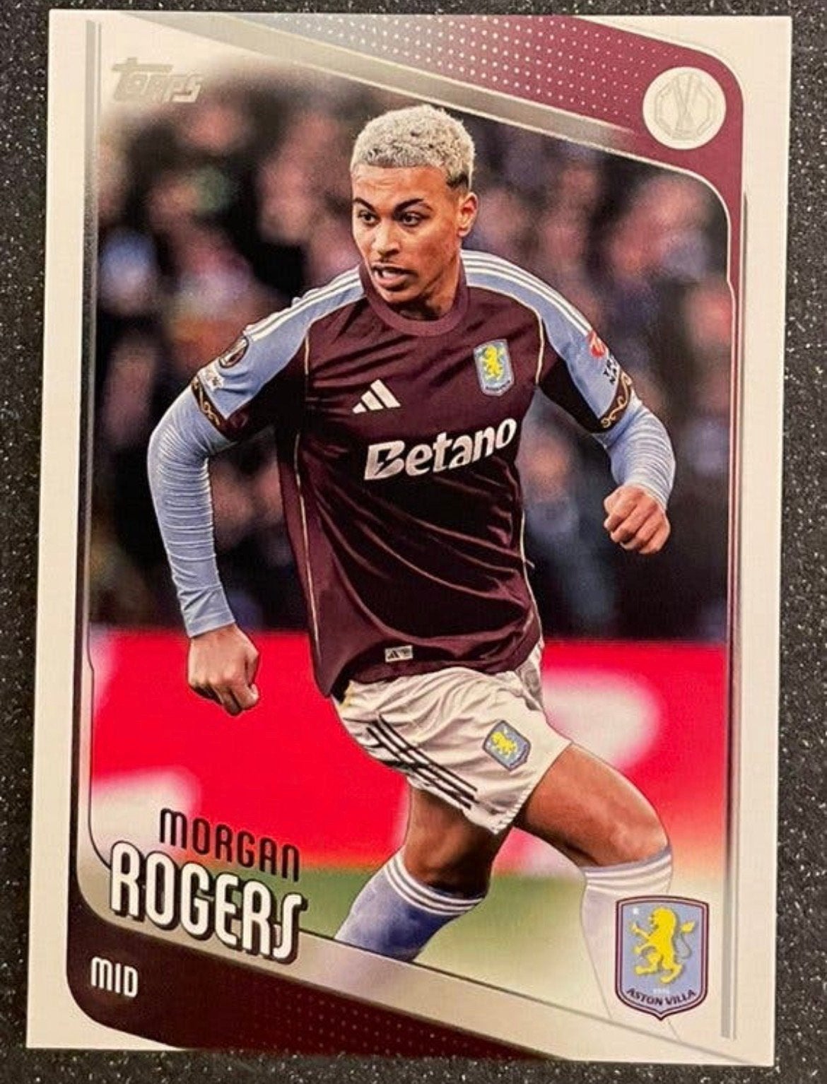 Topps UCC Flagship ‘26    MORGAN ROGERS    ASTON VILLA, Verzenden, Zo goed als nieuw, Plaatje