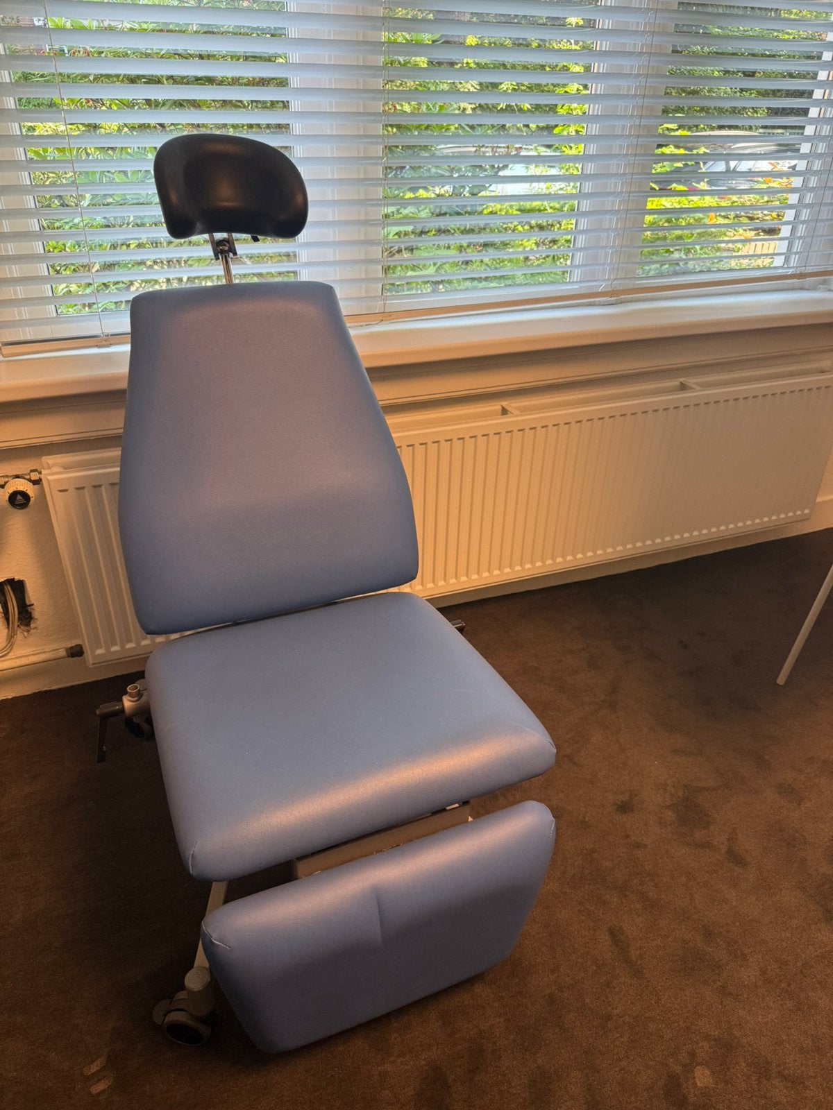 Behandelstoel - Gratis afhalen, Huis en Inrichting, Ophalen, Gebruikt, Blauw, Eén