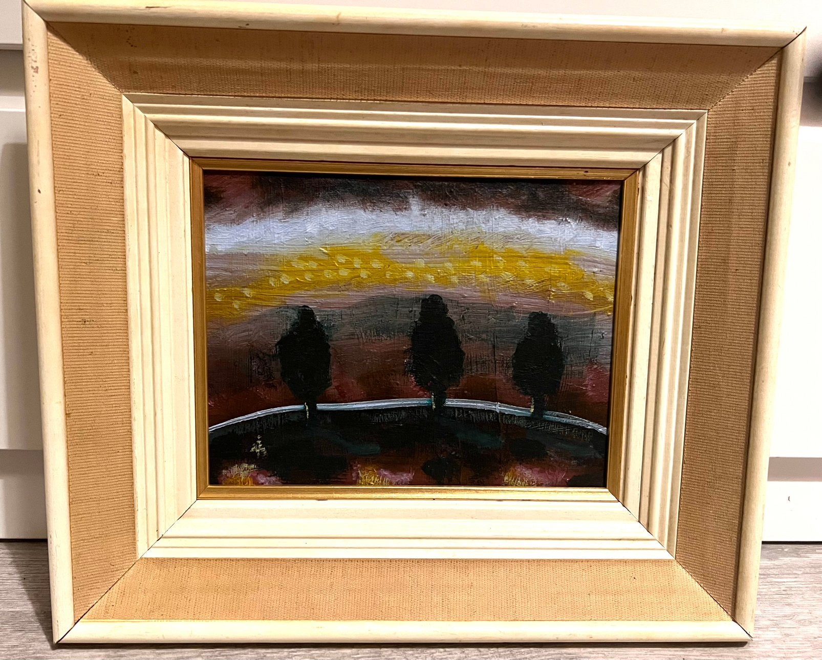 Anne Feddema A.H.B. Schilderij Olieverf op doek, Ophalen of Verzenden