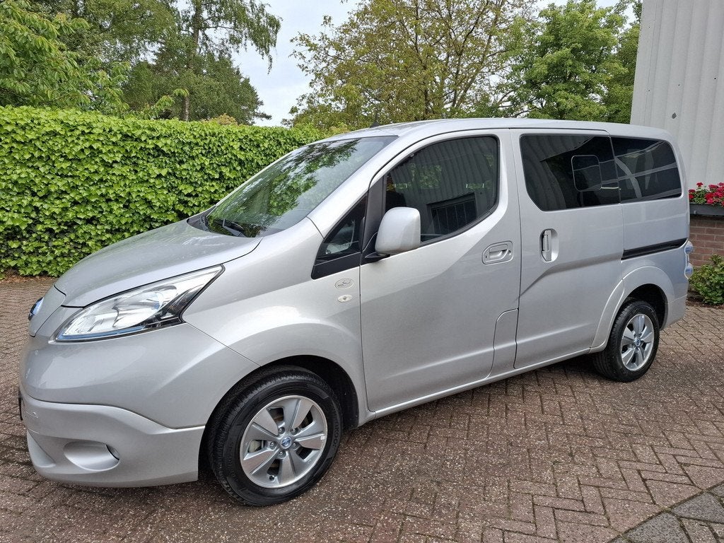 Nissan e-NV200 Evalia 40KWH 12350.- EX BTW SOH 86.5% 7-PERS, Stof, Gebruikt, Stoelverwarming, Overige carrosserieën