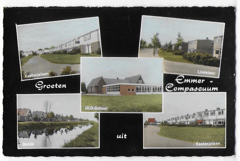 Emmer - compascuum oude ongelopen ansichtkaart ( 906 ), Ophalen of Verzenden, 1960 tot 1980, Ongelopen