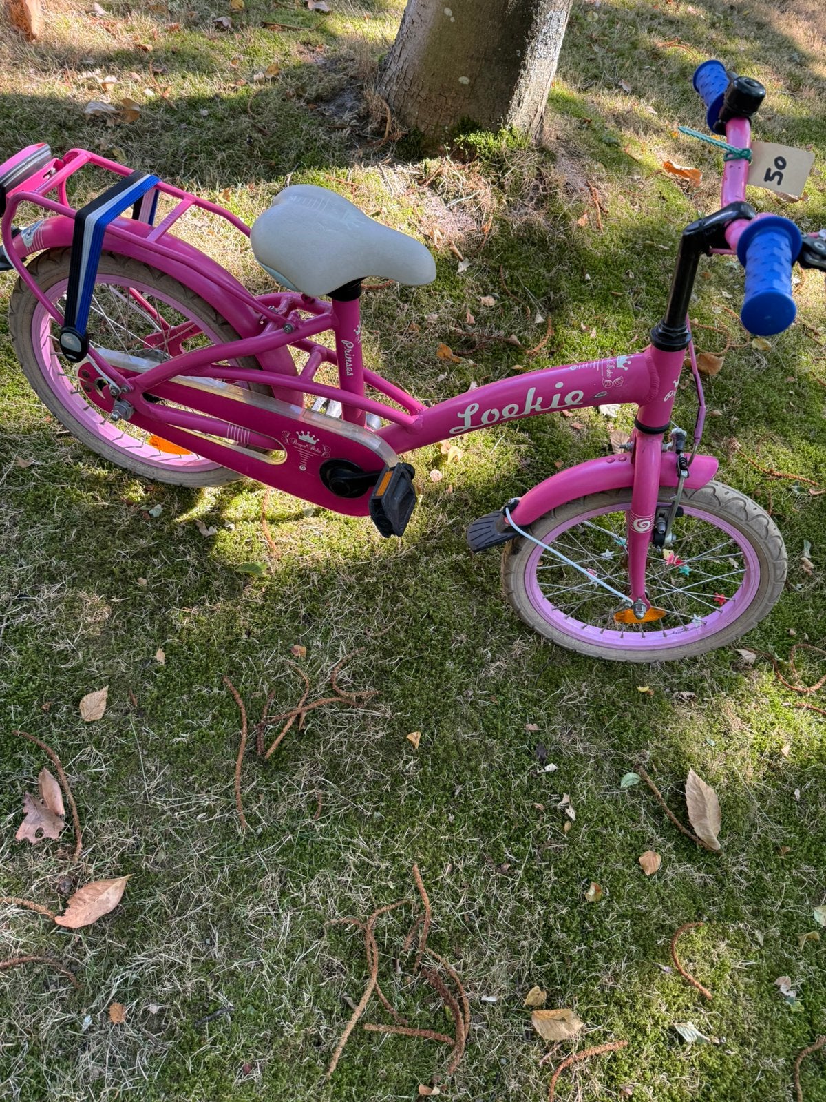 Leuk 16 inch fiets  merk Loekie, Ophalen, Zo goed als nieuw, 16 tot 20 inch