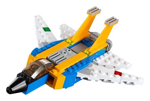 Lego Creator 31042 Straaljager - Zonder originele doos, Kinderen en Baby's, Lego, Inclusief instructies, Ophalen of Verzenden