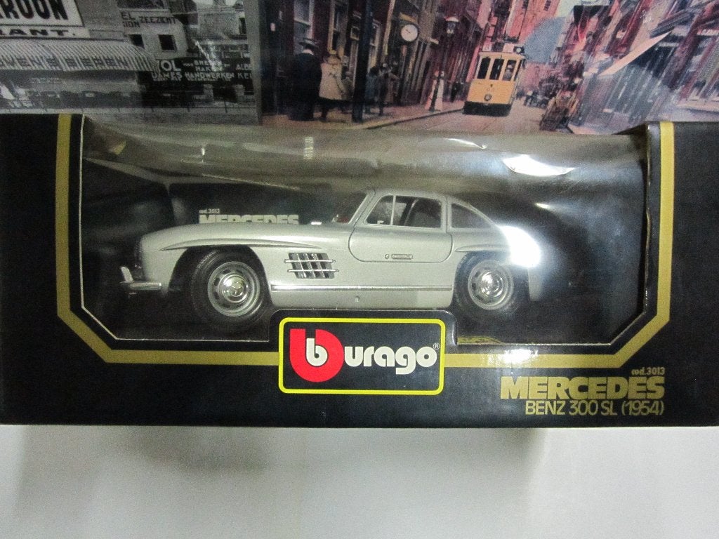 Burago Mercedes Benz 300 SL (1954) modelauto, Ophalen of Verzenden, Nieuw, Auto, Bburago